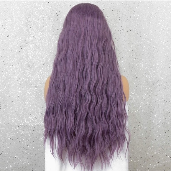 ? 24” PURPLE WAVY LACE FRONT WIG *NEW*